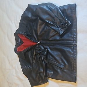 Tommy Hilfiger Black Leather Jacket